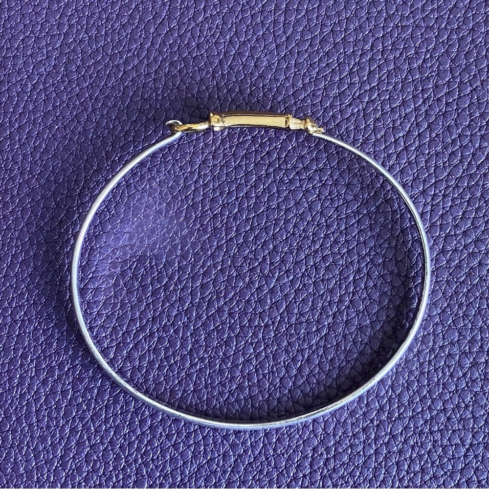 14k Gold and 925 Silver Bracelet by HOGAN & BOLAS - Picture 9 of 14